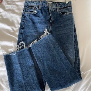 Topshop straight leg jean 26